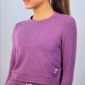 Gymshark Solace Purple Wash Sweater S